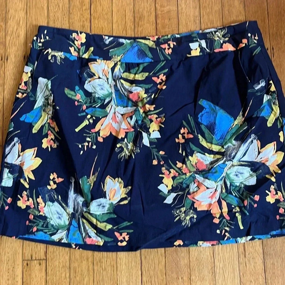 Floral stretch skort - Picture 1 of 3
